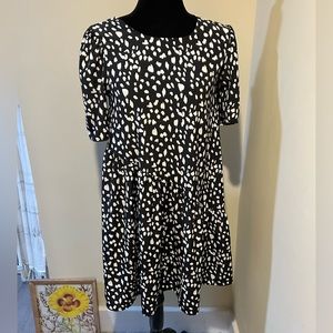 Wonder nation black and white dress size 14-16
